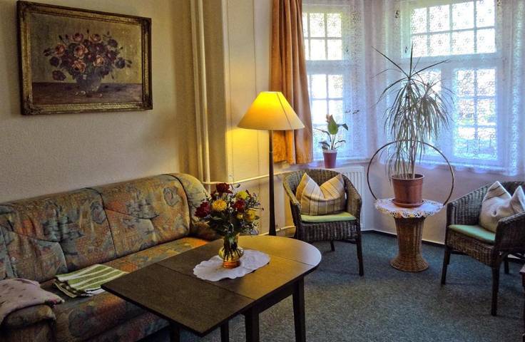 Ferienwohnung für 2 Personen, mit Terrasse und Garten sowie Ausblick in Bad Lausick - 3