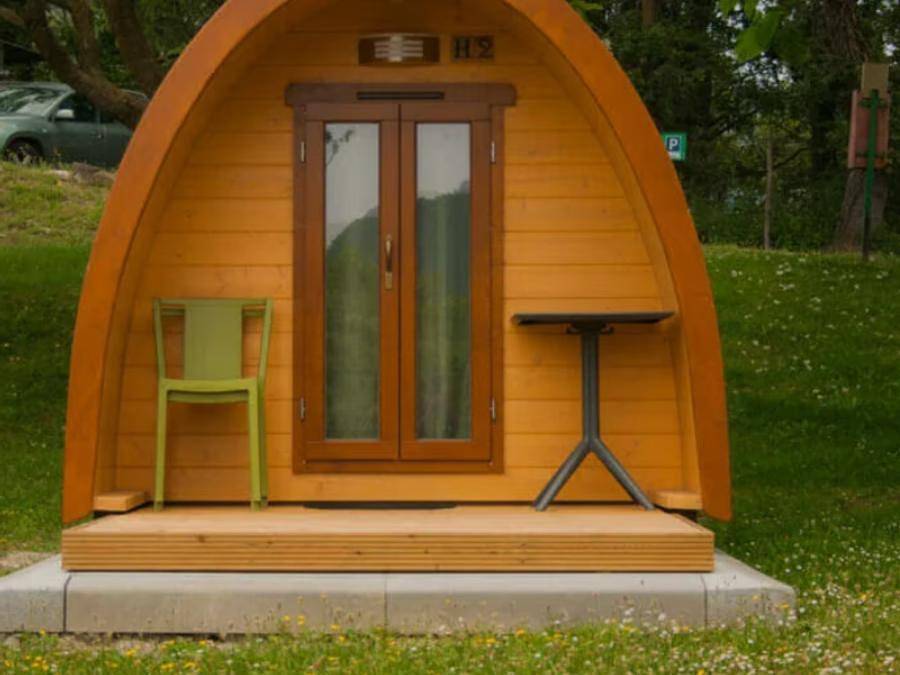 Camping Vidrà - Hébergement 3 personnes - Bungalow Hobbit in Vidrà, Pyrénées catalanes