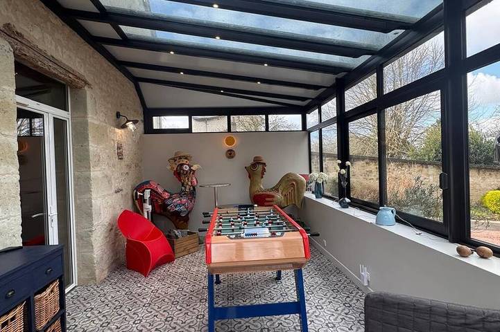 Location de vacances pour 9 personnes, avec Terrasse et Jardin dans Colombiers (Vienne)