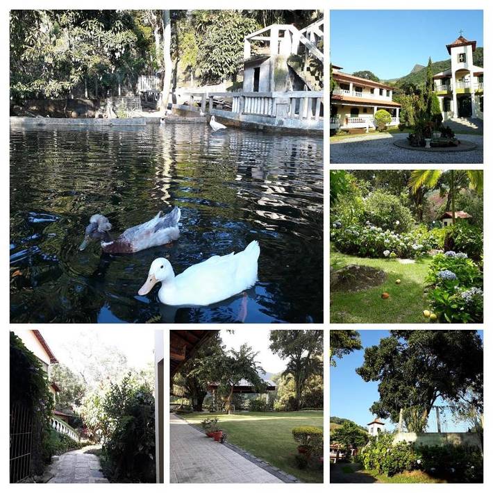 Casas e apartamentos de temporada para 20 pessoas, com vista e terraço e ainda jardim and piscina em Casimiro de Abreu