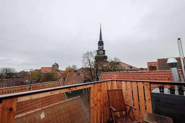 Ferienwohnung für 4 Personen, mit Sauna und Terrasse sowie Ausblick, mit Haustier in Stade - 2