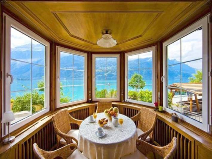 Gîte pour 7 personnes, avec vue sur le lac ainsi que jardin et vue à Brienz - 4