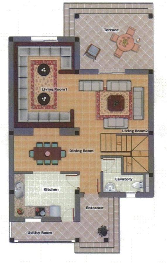 Location de vacances pour 9 personnes, avec vue ainsi que piscine et jardin à Fnideq - 4
