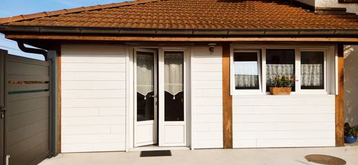 Gîte pour 4 personnes, avec terrasse et jardin à Sciez