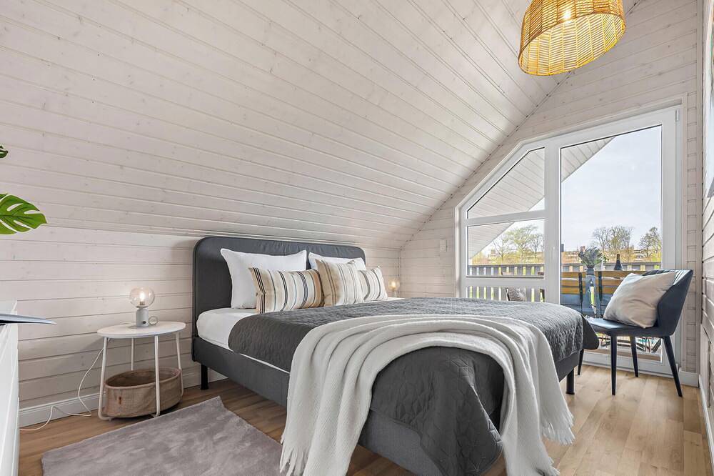 Ferienhaus \"Bernsteinblau\" in Schönberg-Holm nahe Sandstrand und mit Sauna in Holm, Schönberg
