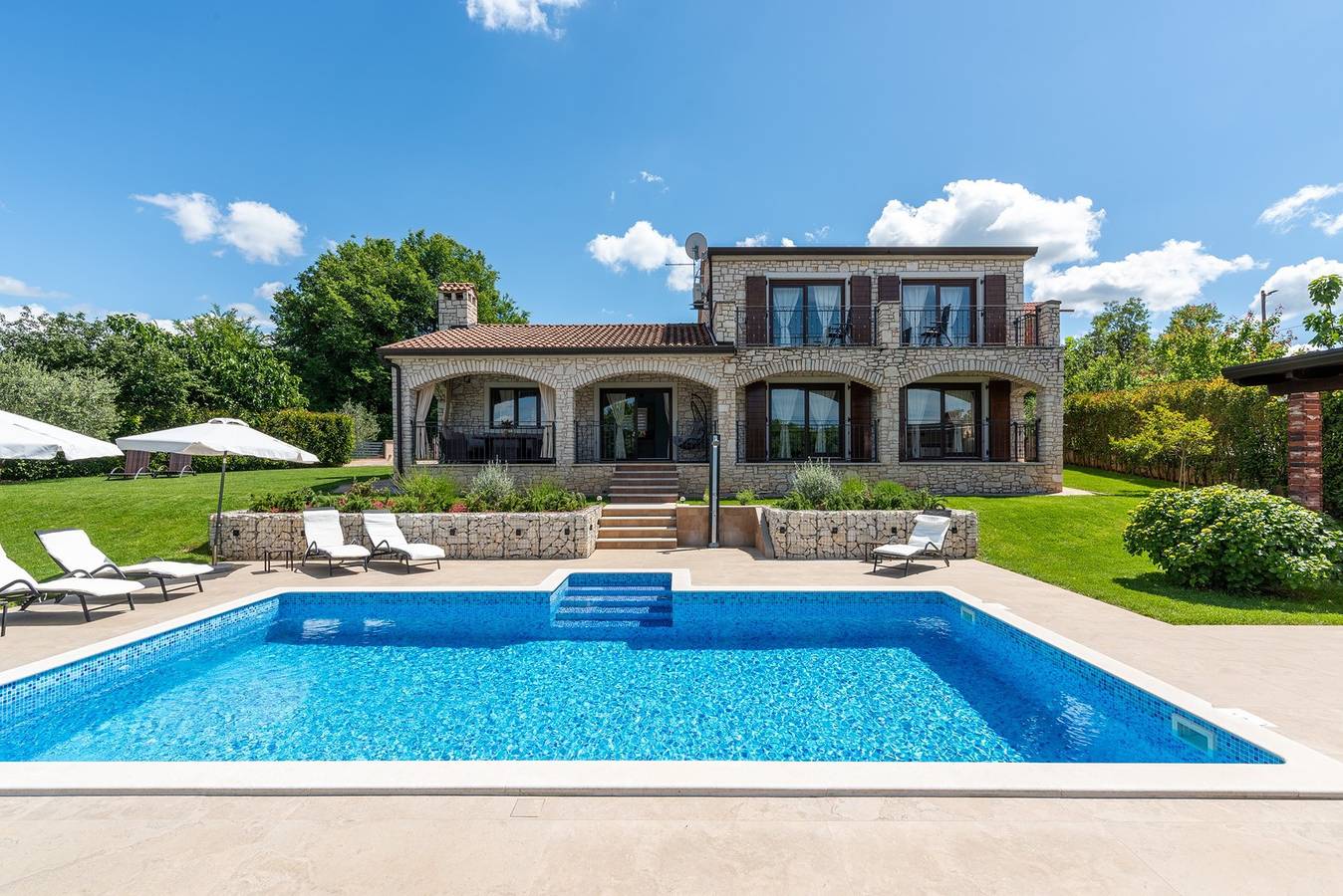 Villa Roma mit privatem Pool in Baderna, Zentralistrien