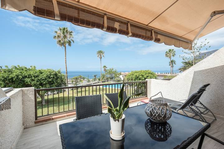 Hel lägenhet, Cosy Apartment “Acantilados” close to the Sea with Sea View in Playa de los Guíos, Santiago del Teide