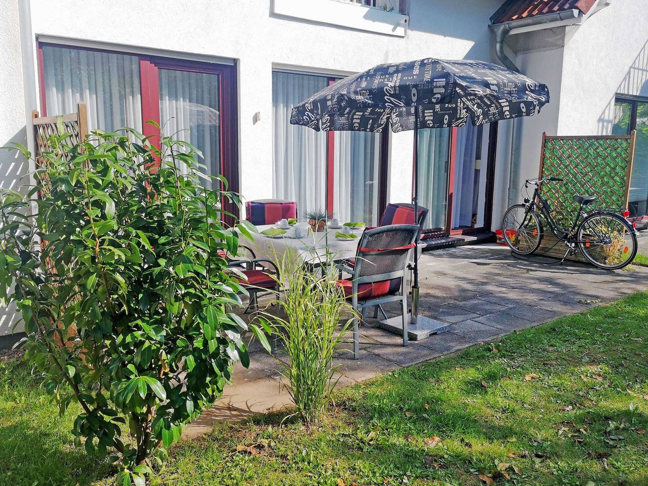 Ganze Ferienwohnung, Ferienwohnung Victoria mit Terrasse und Gartenblick - Ferienwohnung Victoria mit Terrasse und Gartenblick W 05 in Gustow, Stralsund Umland