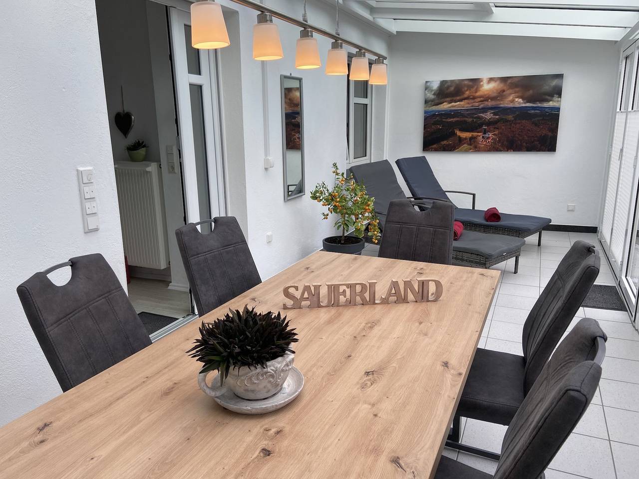 Ganze Wohnung, Apartment 'Fewo Veischedetal im Sauerland' mit privater Terrasse, Garten & Wlan in Lennestadt, Sauerland