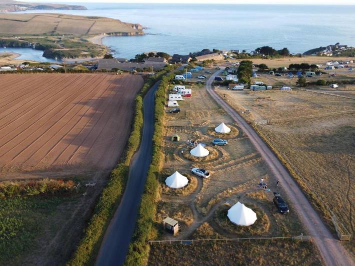 Glamping for 2 people, with Garden in South Devon