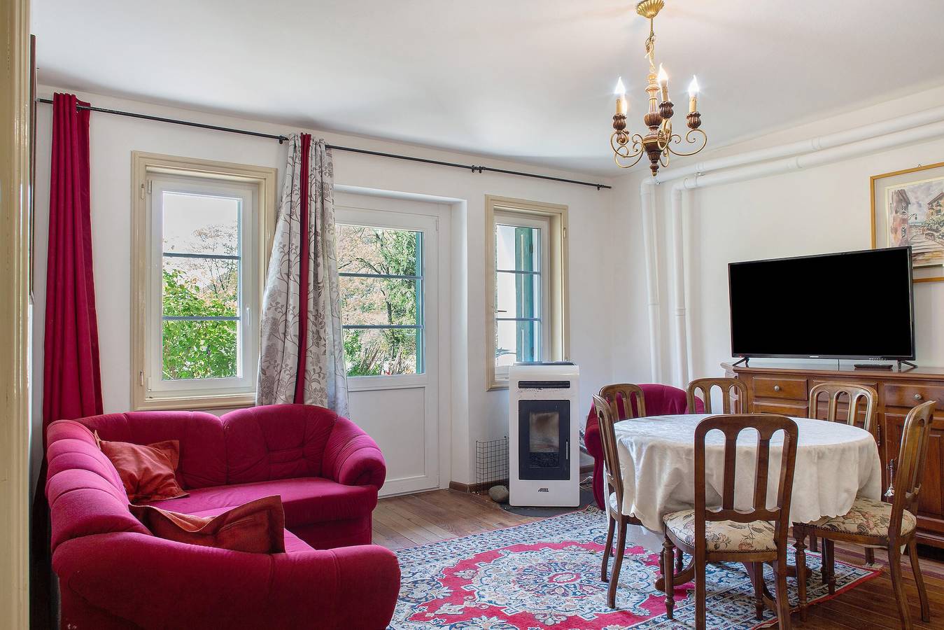 Ganze Wohnung, Ferienwohnung 'Villa Stanga' mit Bergblick, privatem Garten und Wlan in Sedico, Schiaragruppe