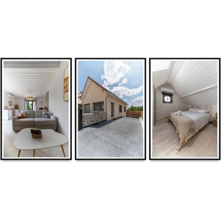 Cottage pour 4 personnes, avec vue ainsi que terrasse et jardin à Billy