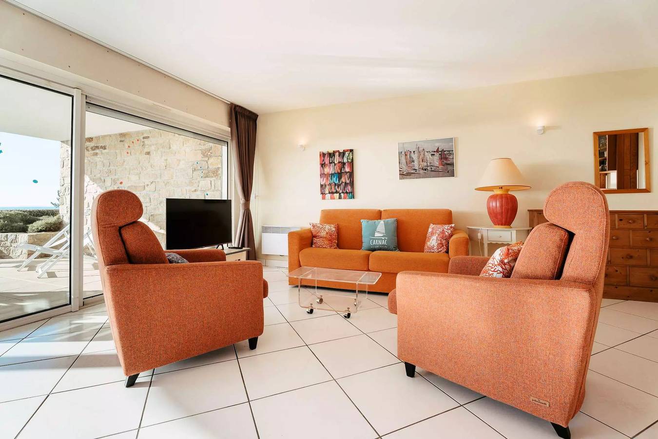 Entire apartment, Carnac apartment 2 rooms-65m2- Sea view-Wifi-3* in Carnac Plage, Carnac