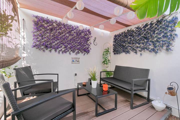Studio für 2 Personen, mit Garten