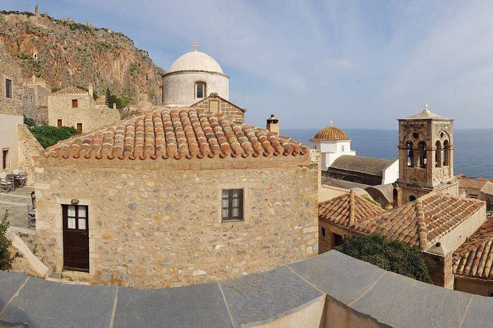 Das Kyma Herrenhaus befindet sich im Herzen der Burg von Monemvasia in Monemvasia, Peloponnes