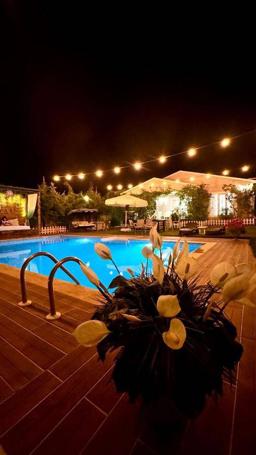 Villa pour 8 personnes, avec piscine ainsi que vue et jardin, animaux acceptés à Turquie