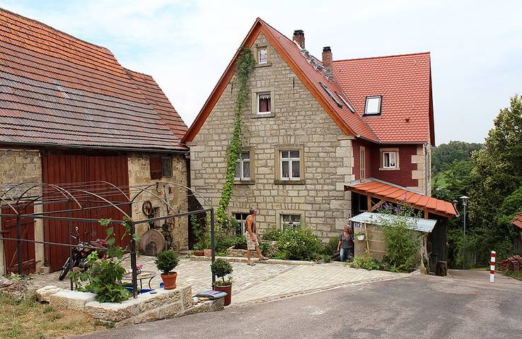 Ferienwohnung für 4 Personen, mit Garten in Creglingen