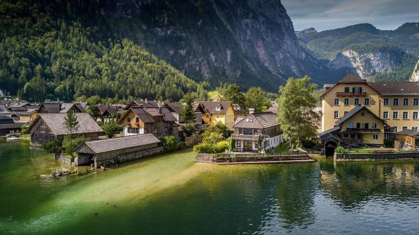 Apartament wakacyjny dla 4 osób, z Taras i Ogród oraz Widok na jezioro i Widok w Hallstatt