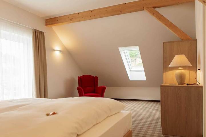 Chalet für 4 Personen, mit Sauna und Balkon sowie Garten in Sächsische Schweiz - 3