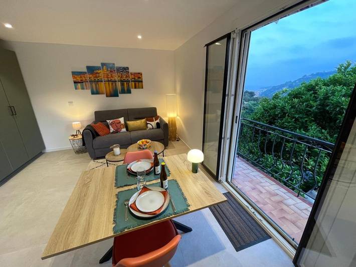 Maison d’hôte pour 2 personnes, avec jardin ainsi que balcon et vue à Menton - 2