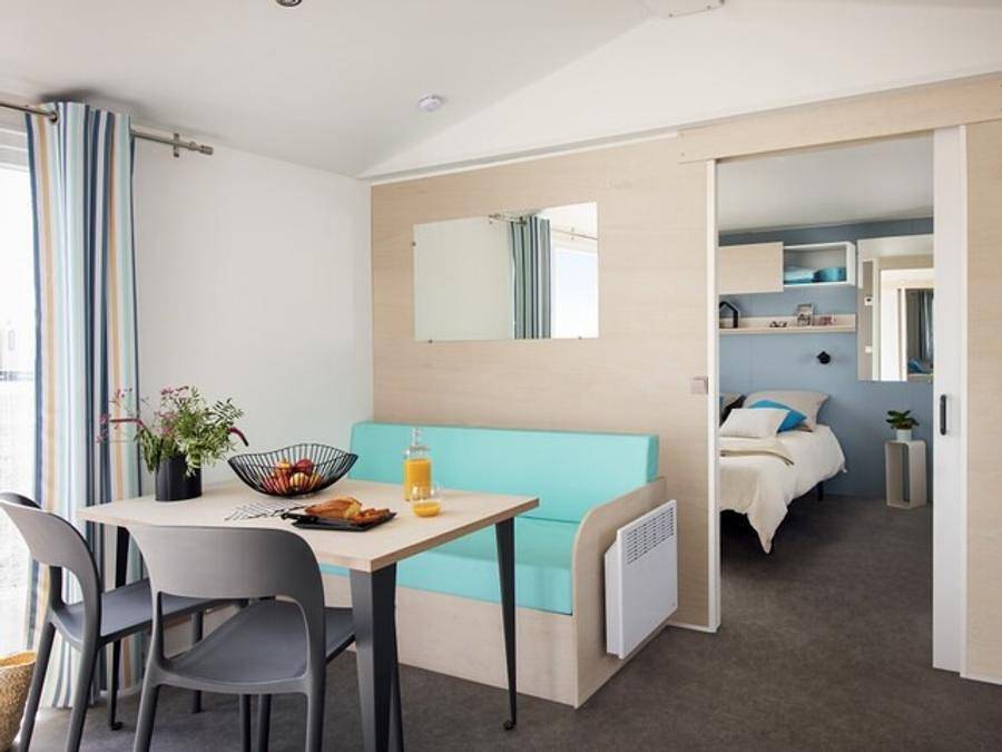 Camping Paradis - Les Chanterelles  - Mobilheim 4 personen - Klassisch 2 Schlafzimmer 4. Pmr in Saint-Rémy-sur-Durolle, Regionaler Naturpark Livradois-Forez
