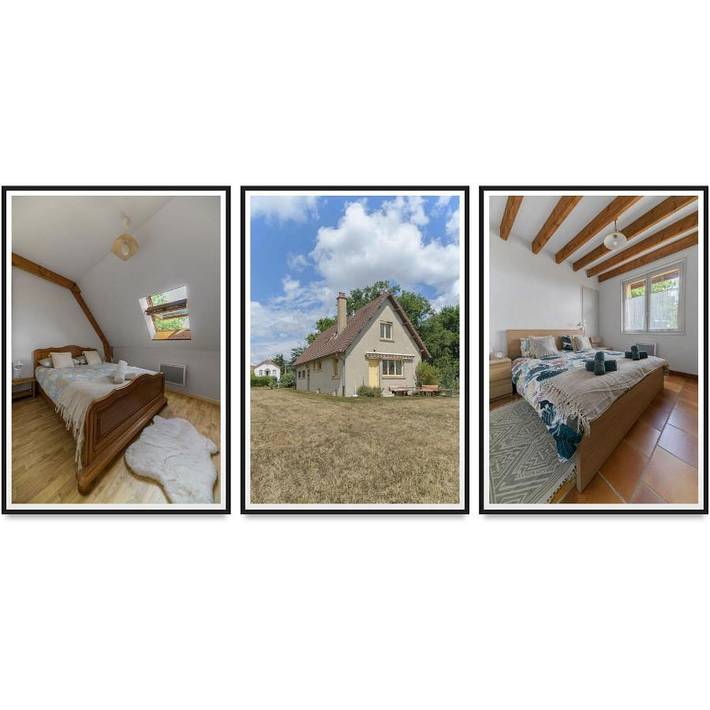 Location de vacances pour 5 personnes, avec jardin et vue à Abrest