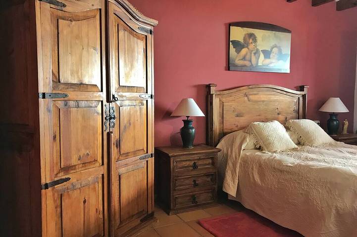 Stylish Andalusian country house with pool in olive grove facing the sea in Almuñecar, Costa Tropical