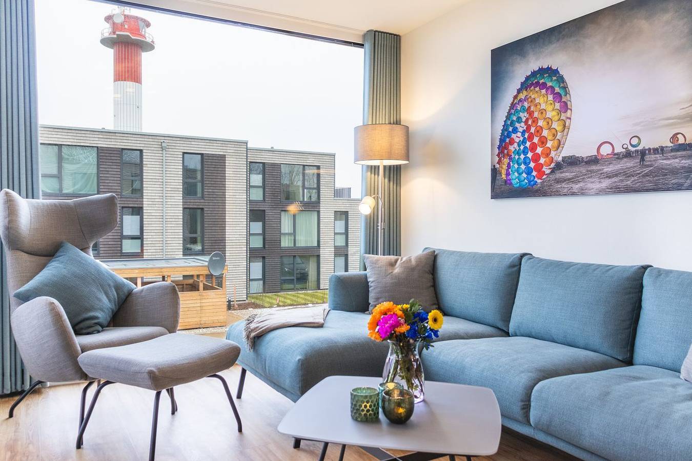 Ganze Wohnung, Beltblick 21 – Fehmarn mit Stil. Sauna. Balkon. Meerblick. in Marienleuchte, Fehmarn