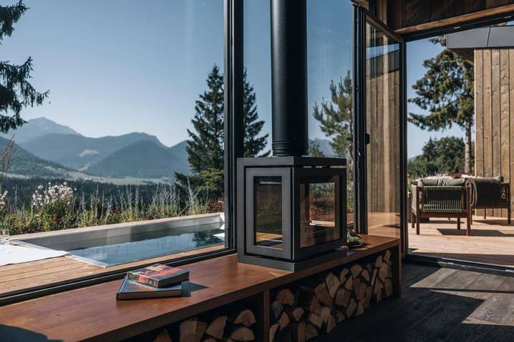 Hôtel pour 2 personnes, avec Terrasse et Jardin ainsi que Piscine et Vue