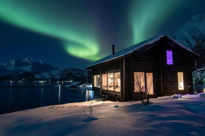 Ferienhaus für 6 Personen, mit Garten und Ausblick, mit Haustier in Tromsø