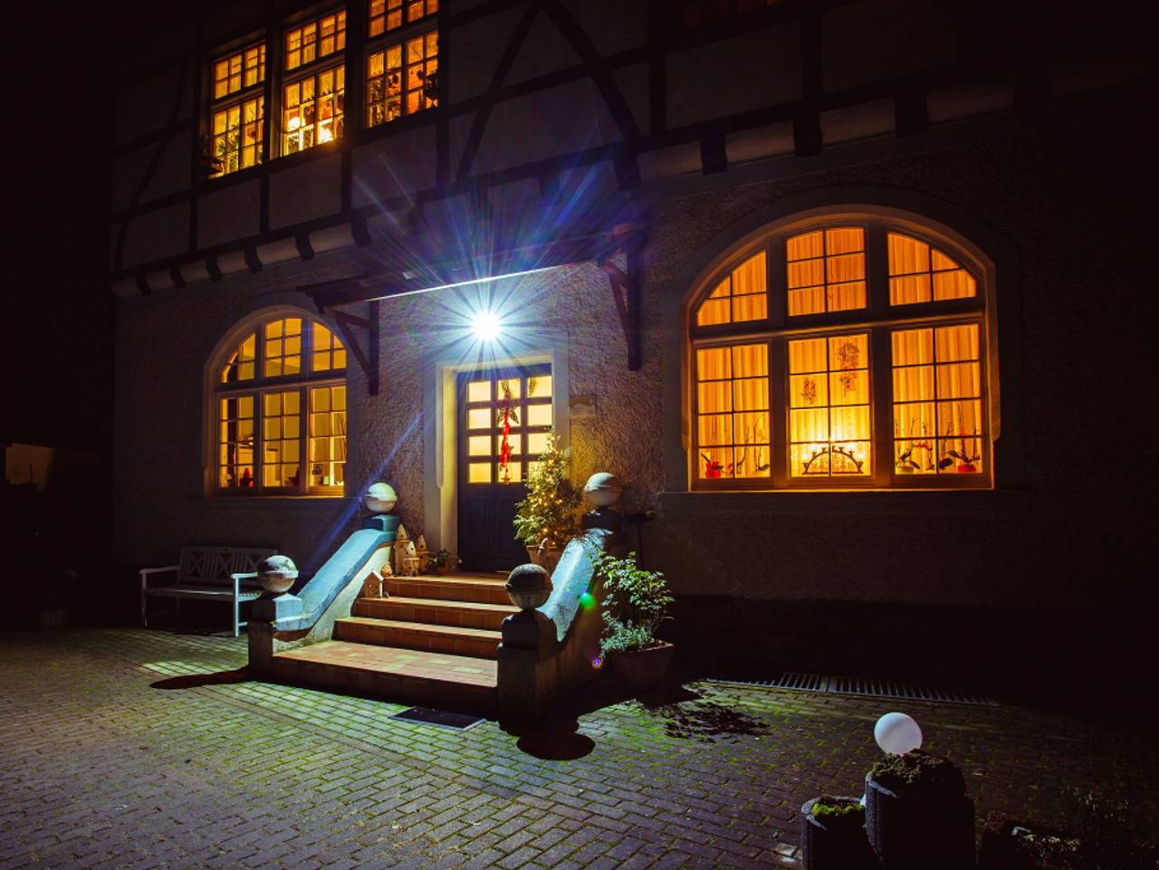 Ganze Ferienwohnung, Ferienwohnungen Hoff - Ferienwohnung mit 3 Räumen und großer Wohnküche (4 Sterne) in Göllingen, Kyffhäuserland