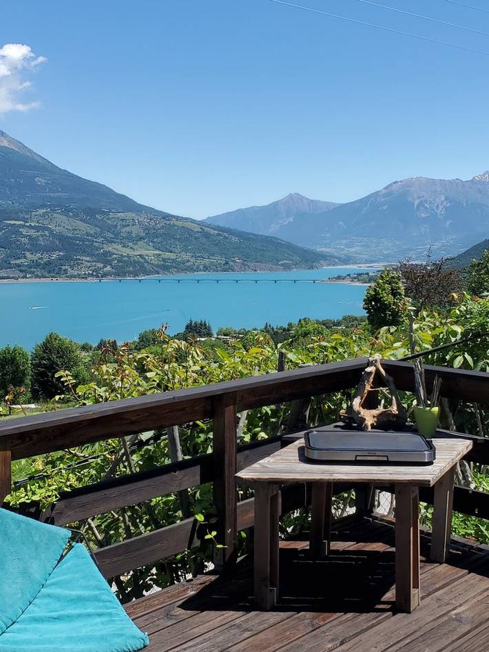 Mobil home pour 4 personnes, avec terrasse et vue sur le lac dans les Alpes-de-Haute-Provence - 2