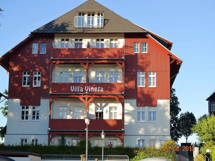 Ferienhaus mit Meerblick für 5 Personen, mit Terrasse und Garten sowie Sauna und Seeblick in Drei Kaiserbäder