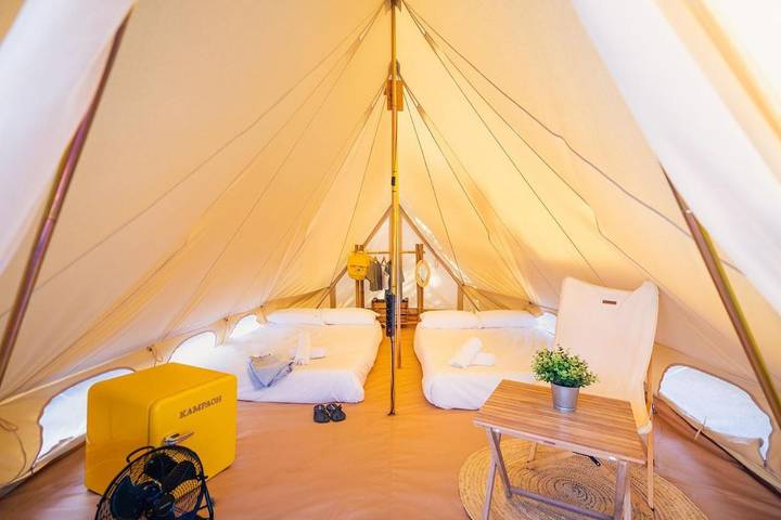 Tente pour 2 personnes, avec sauna ainsi que jacuzzi et piscine à Blanes - 2