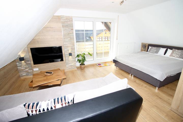 Ferienwohnung für 3 Personen, mit Balkon in Oberhof