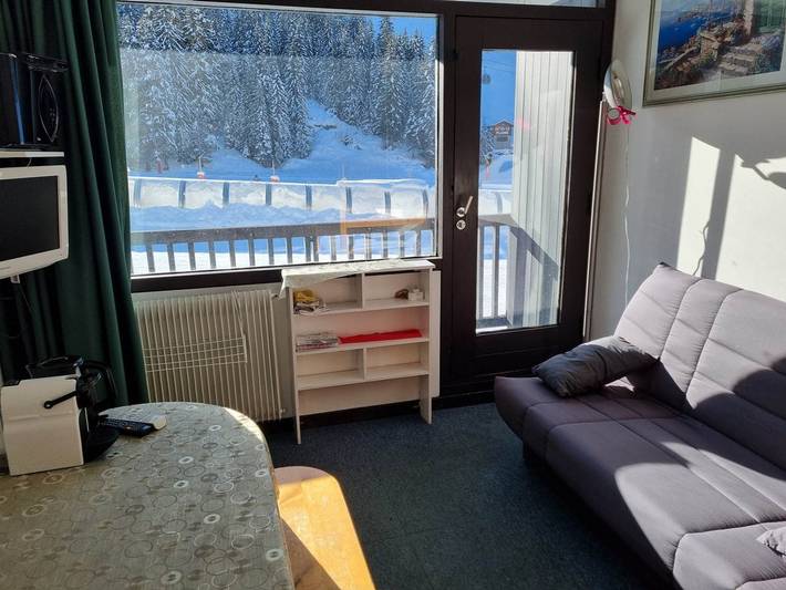 Studio pour 4 personnes, avec balcon