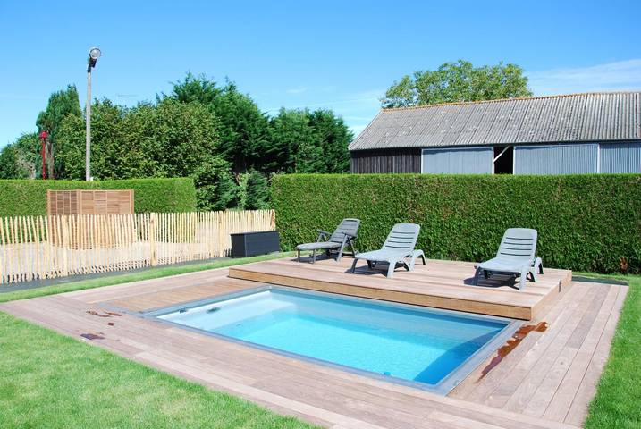 Gîte pour 4 personnes, avec terrasse ainsi que piscine et jardin, animaux acceptés à Roz-sur-Couesnon - 3