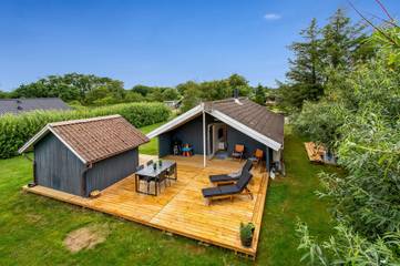 Ferienhaus für 5 Personen, mit Terrasse, mit Haustier am Ringkøbing Fjord