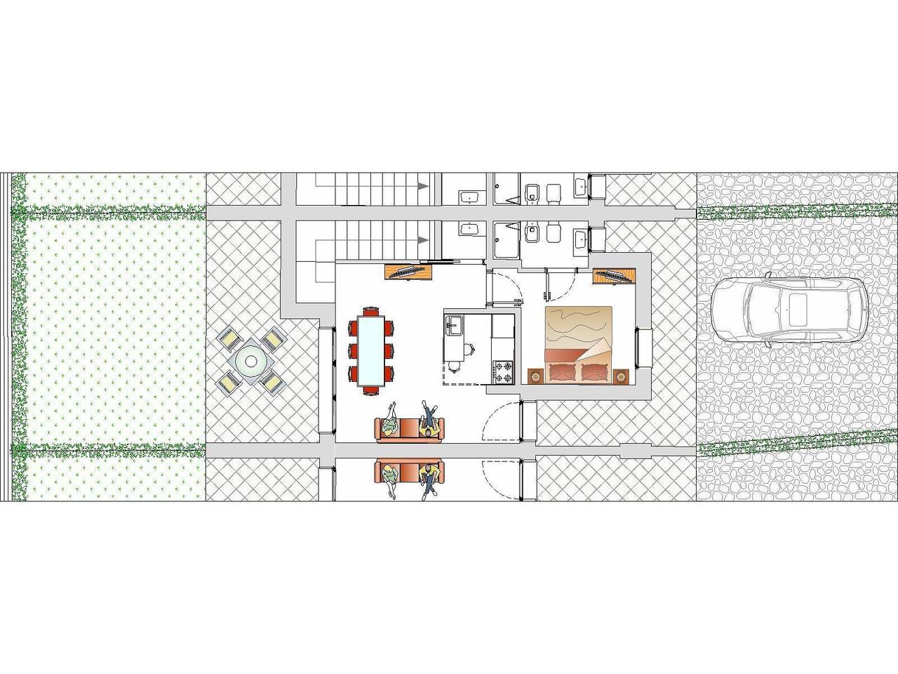 Holiday house for 9 persons approx. 100 qm in Bibione, Italian Adriatic Coast (Bibione and the surrounding area) in Bibione, Prowincja Wenecja