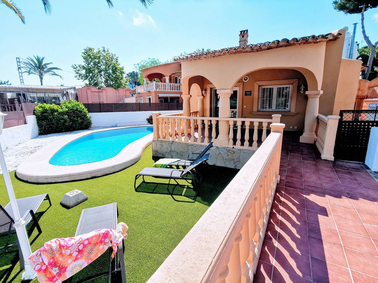 Mediterranean villa with private pool and air conditioning near El Arenal in El Tossalet, Jávea