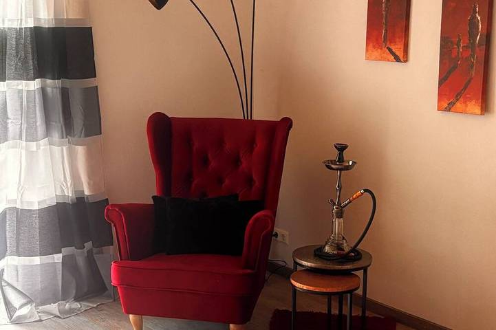 Ferienwohnung für 3 Personen, mit Terrasse und Garten