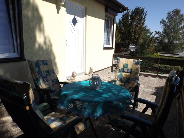 Ferienwohnung für 2 Personen, mit Terrasse und Garten sowie Ausblick in Blankenburg