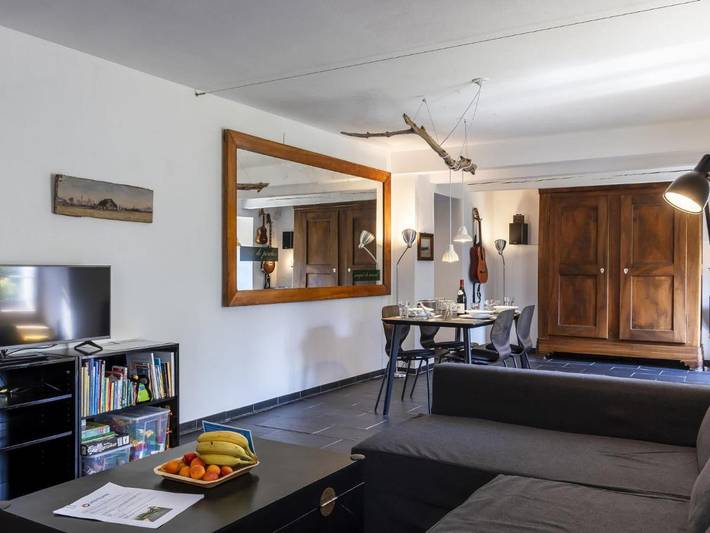 Gîte pour 3 personnes, avec terrasse et vue sur le lac, animaux acceptés dans Noville