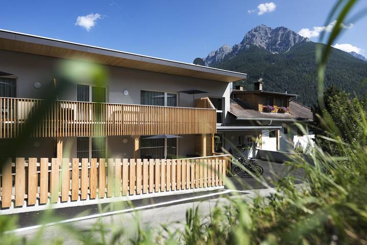 Ferienwohnung für 5 Personen, mit Balkon und Garten