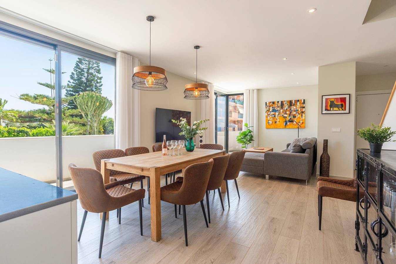 Casa Vacacional 'A 5 Minutos de la Playa' con Vista al Mar, Wi-Fi y Aire Acondicionado in Playa El Ejido (Mijas), Fuengirola