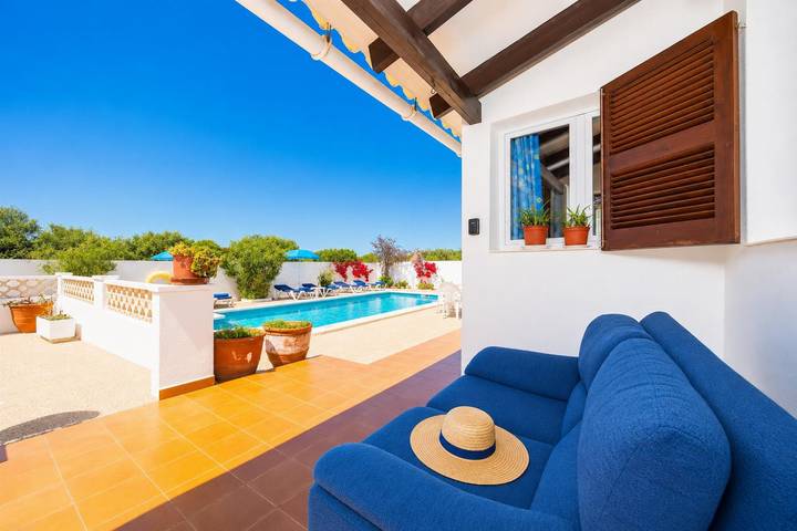 Chalet para 6 personas con vistas al mar in Cala en Porter, Municipio de Alaior