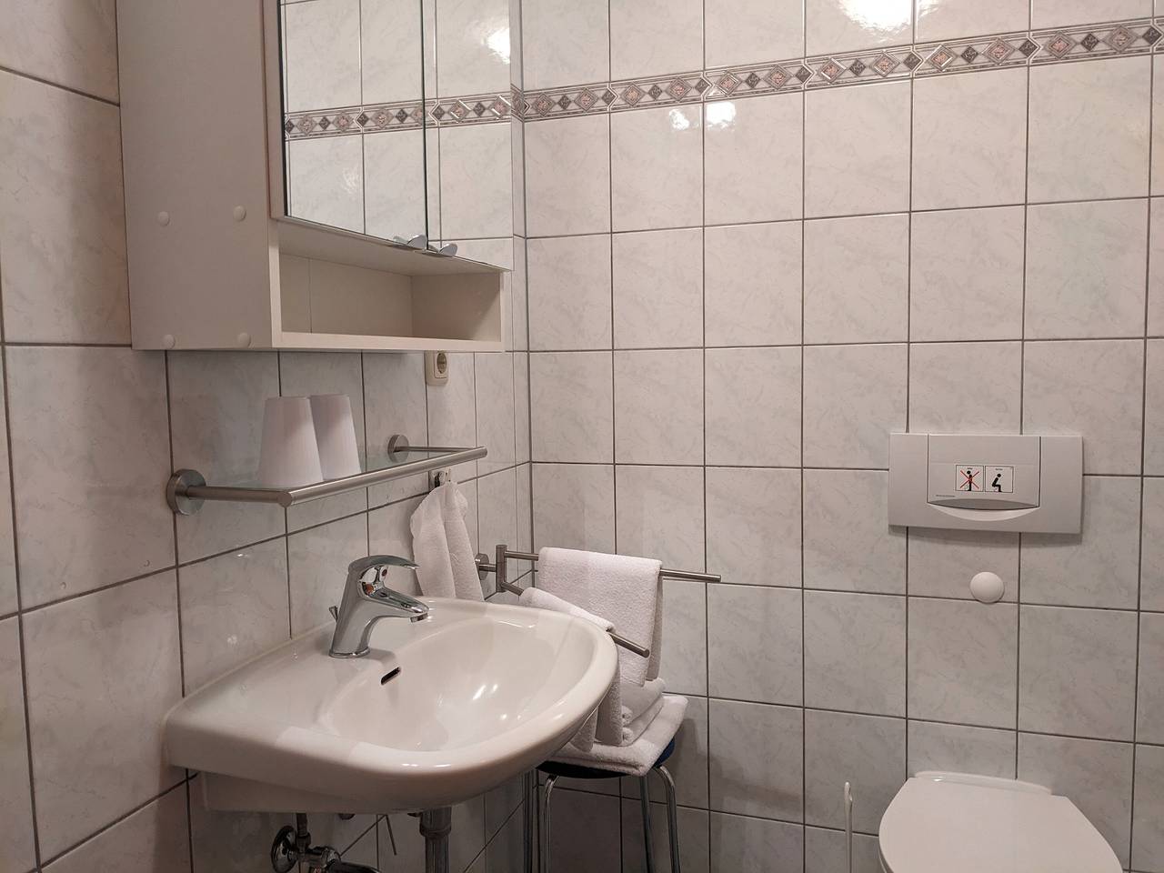 Ganze Wohnung, Apartment 'Karolina 1' mit Bergblick, gemeinsamer Terrasse und Wlan in Bad Soden-Salmünster, Main-Kinzig-Kreis