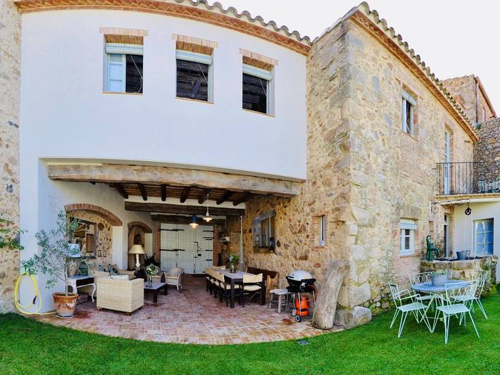 Casa rural para 11 personas, con jardín además de terraza y piscina en Platja d'Aro - 4