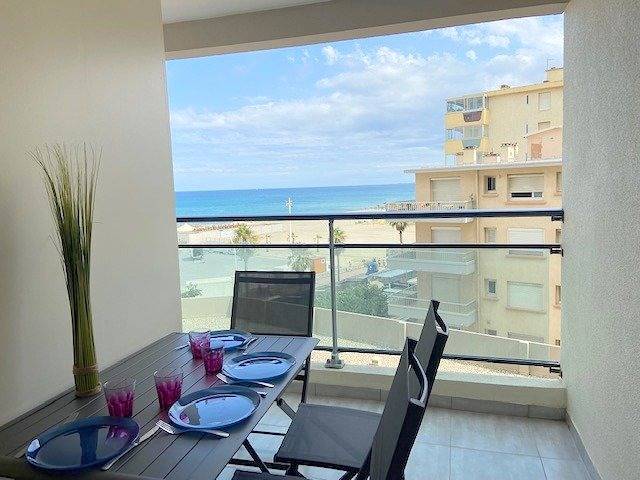 Gîte pour 4 personnes, avec Balcon dans Casino Du Canet En Rousillon