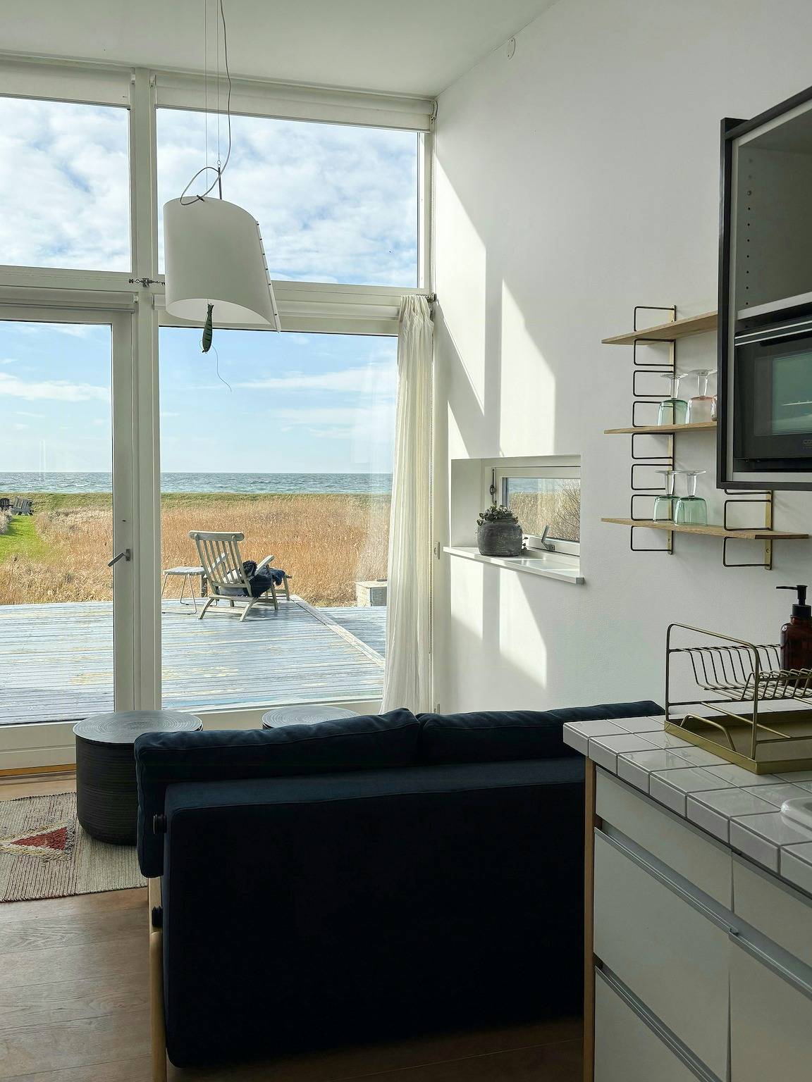 Vakantiehuis in de eerste rij met zonsondergang op Odden in Yderby Lyng, Sjællands Odde